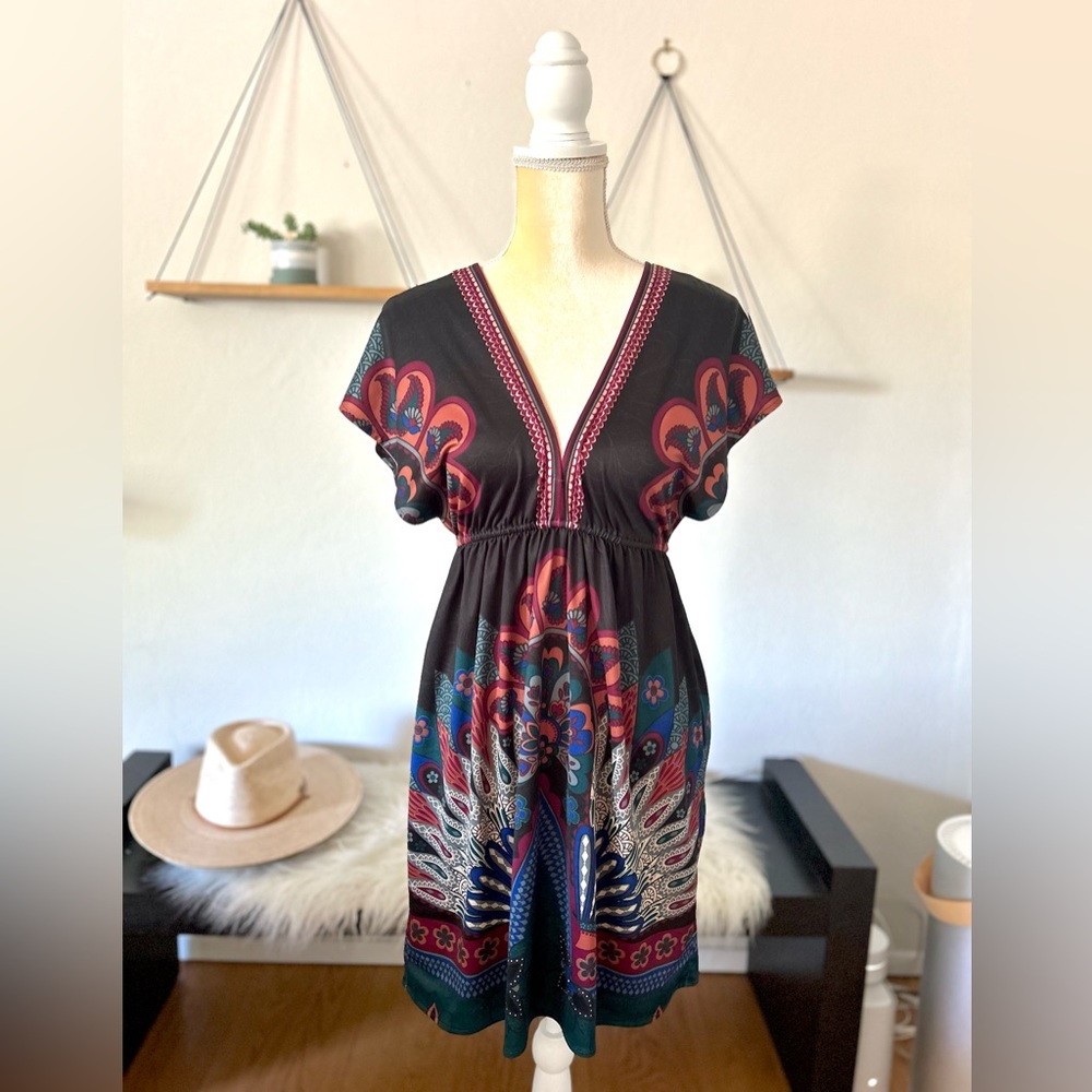 Deep V Dress